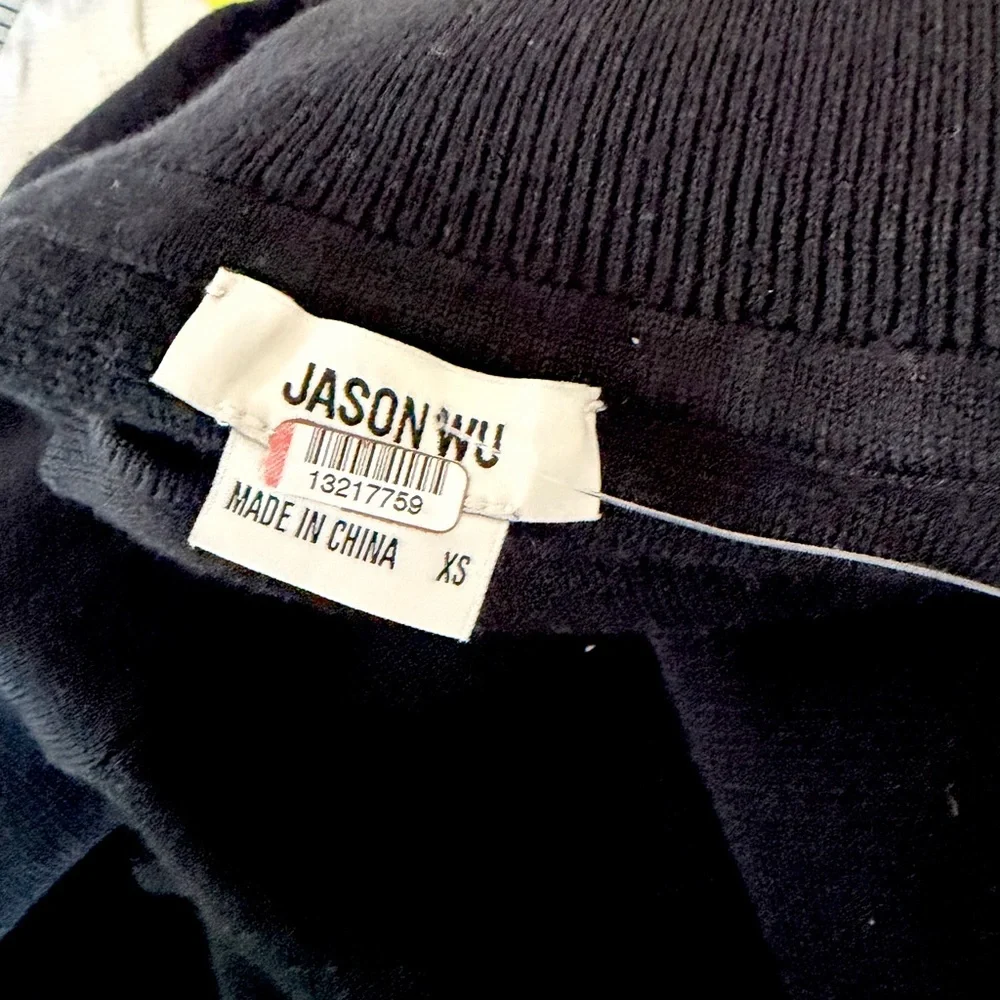 Jason Wu Black Dress Peep Hole Sz XS - Picture 8 of 9
